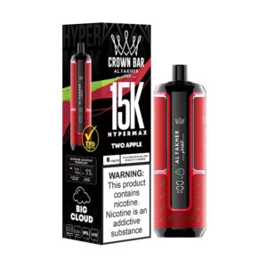 Al Fakher Crown Bar 15K HyperMax Two Apple