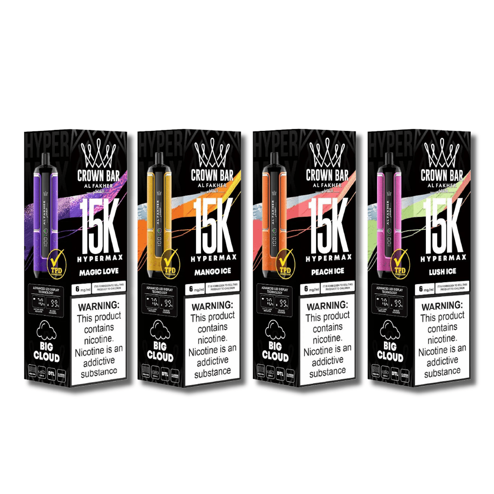 Al Fakher Crown Bar 15K HyperMax Vape in Dubai