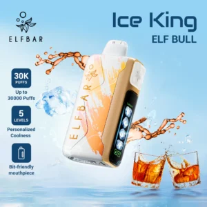 Buy ELFBAR Ice King ELF BULL 30000 Puffs in Dubai & UAE. Energy-style taste, Available single or Mixed Package