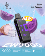ELFBAR EW9000 Taro Ice Cream disposable vape creamy dessert flavour UAE