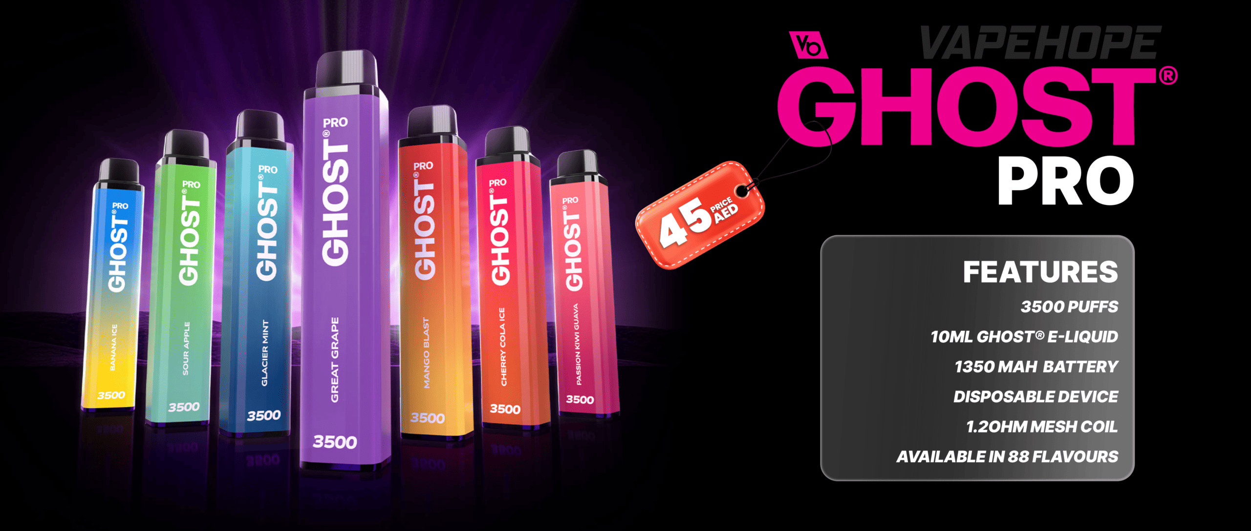 Ghost_Pro_3500_puffs_in_dubai