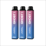 Ghost Pro Blueberry Pomegranate Vape disposable now available at vapehope.