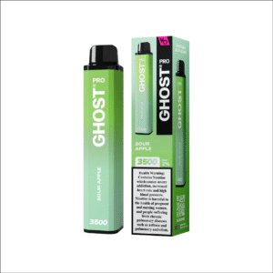 New Ghost Pro Sour Apple 3500 disposable vape Dubai UAE