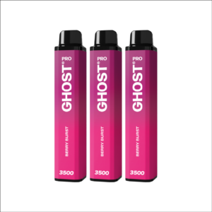 Ghost Pro Berry Burst 3500 puffs disposable vape in Dubai UAE