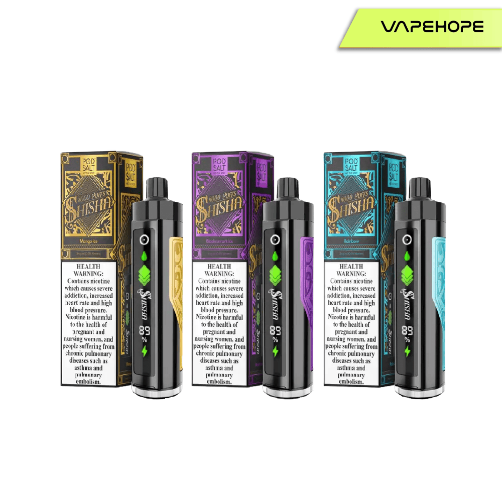 POD SALT Shisha 8000 Puffs disposable in dubai uae