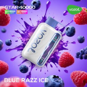 vozol star 40000 blue razz ice disposable vape in dubai